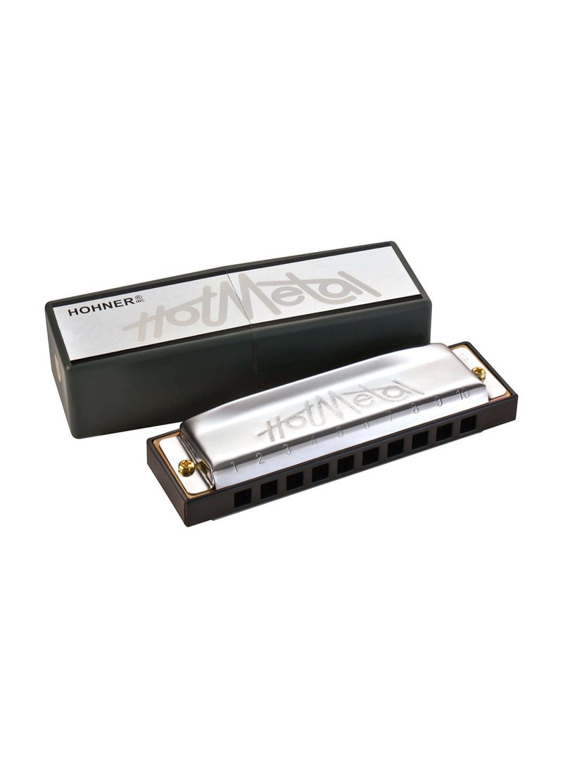 Hohner هارمونيكا هونهير دياتونيك M75206X هوت ميتال F - سلسلة المتحمسين - Image 2